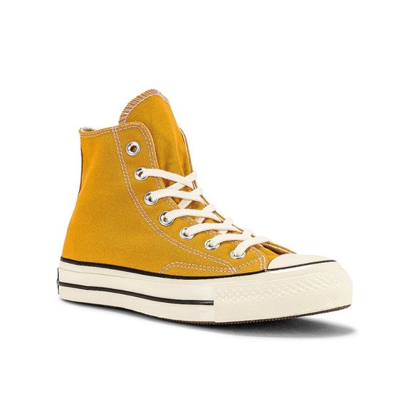 Converse Chuck 70 Hi Sneaker, Sunflower/Gold Sz 9 - Picture 1 of 4